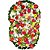 Coroa Luxo com Flores Nobres - Imagem 1