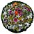 Coroa de Flores com Lírios Coloridos - Imagem 1