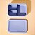 Lunch box em Silicone Lavanda 520ml Pacco - Imagem 1