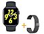 Relógio Smartwatch IWO W26 PRO - Preto - Tela Infinita - IOS / Android - 44mm + Pulseira Extra Milanês - Imagem 1