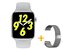 Relógio Smartwatch IWO W26 PRO - Branco - Tela Infinita - IOS / Android - 44mm + Pulseira Extra Milanês - Imagem 1