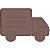 Aplique Caminhão 5cm 10 unidades modelo 1 MDF - Imagem 1
