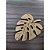 Aplique Folha Safari 5cm MDF 10 unidades - Imagem 1
