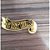 Aplique Hot Wheels Nome 10 unidades acrílico dourado - Imagem 3