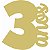 Aplique Idade personalizado 5cm 10 unidades Acrílico Dourado - Imagem 3