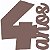 Aplique Idade personalizado 5cm MDF 10 unidades - Imagem 4