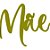 Aplique Mãe 3 unidades Acrílico dourado - Imagem 1