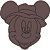 Aplique Mickey Safari 10 unidades MDF - Imagem 3