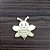 Aplique Mini Abelha 2cm 15 unidades acrílico dourado - Imagem 1