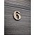 Aplique Números 7cm MDF 10 unidades - Imagem 1