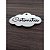 Aplique Nuvem 5cm personalizada MDF 10 unidades - Imagem 2