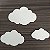 Aplique 3 Nuvens para Parede Quarto de Bebê MDF - Imagem 3