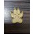 Aplique Pegada Safari Tigre 3cm MDF 20 unidades - Imagem 1