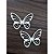 Aplique Recorte Borboleta 5cm Modelo 1 MDF 10 unidades - Imagem 1