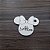 Aplique Silhueta Minnie 3cm 20 unidades MDF - Imagem 1