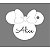 Aplique Silhueta Minnie 3cm 20 unidades MDF - Imagem 2