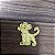 Aplique Simba 5cm acrílico dourado 10 unidades - Imagem 1