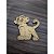 Aplique Simba 5cm MDF 10 unidades - Imagem 1