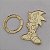Aplique Sonic e Anel Dourado 15 unidades acrílico espelhado - Imagem 2