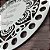 Base Mandala MDF 15cm Entrego Confio Aceito Agradeço 2 unidades - Imagem 2