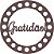 Base Mandala Gratidão 2 unidades 10 cm MDF para crochê - Imagem 1