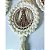 Base Mandala Nossa Senhora 10cm 2 unidades MDF para crochê - Imagem 2
