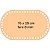 Base Oval MDF 15 x 25 cm para Crochê 1 unidade - Imagem 2