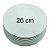 Cake Board Circular 26cm 5 unidades MDF - Imagem 1