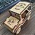 Mini Jipe com teto JURASSIC PARK dinossauro 5 unidades MDF - Imagem 1
