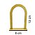 Mini Painel Arco 13cm 10 unidades MDF - Imagem 1