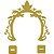 Mini Painel Arco Arabesco 10cm 5 unidades MDF - Imagem 1