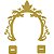 Mini Painel Arco Arabesco 14cm 4 unidades MDF - Imagem 1