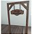 Mini painel com placa 20cm 5 unidades MDF - Imagem 1