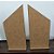 Mini Painel espelhado 7 x 15cm 10 unidades MDF - Imagem 1
