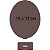 Mini Painel Oval 15 x 12cm 5 unidades MDF - Imagem 3