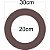 Recorte Guirlanda Arco 30cm 4 unidades MDF - Imagem 2