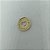Tag produto artesanal 50 unidades 2cm acrílico dourado - Imagem 1