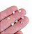 30 UNIDADES ZIRCÔNIA CORAÇÃO CRISTAL 5MM - Imagem 1