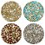Strass Cônico Kit 8 Cores 150 unidades Cada Cor Pp14/ss6.5 - Imagem 1