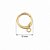 BASE PARA BRINCO ARGOLA TRANQUETA FOLHEADO A OURO 12mm - 40 UNIDADES - Imagem 2