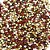 PEDRA DE STRASS SMOKED TOPAZ CÔNICA PACOTE C/144 PEDRAS PP18/SS8.5 - Imagem 1