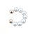 PIERCING FAKE FOLHEADO A OURO COM PÉROLAS (1 UNIDADE) - Imagem 1