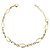 PULSEIRA ADULTO FOLHEADO A OURO COM PEDRINHAS - Imagem 1