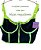 Conjunto com Cropped com e calcinha modelo String - Imagem 4