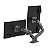 Suporte Articulado de Mesa com Pistão a Gás e Ajuste de Altura para 02 Monitores de 17 à 27 Polegadas - North Bayou F160 NB - Imagem 3
