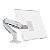 Suporte Articulado de Mesa com Pistão a Gás e Ajuste de Altura para Monitores de 17 à 30 Polegadas - North Bayou F80-XE NB Branco - Imagem 1