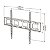 Suporte TV Fixo TELAS ULTRAGRANDES 60 à 120 Polegadas - ELG N01V11 - Imagem 3