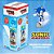 Garrafa Térmica Infantil do Sonic com Canudo Silicone Trava de Segurança Azul 350 Ml - Imagem 2