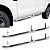 Estribo Ranger 2013 2014 2015 2016 2017 2018 Tubular Cromado - Imagem 1