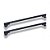 Rack Teto Eros Aluminío Preto Longarina 1260mm Universal - Imagem 2